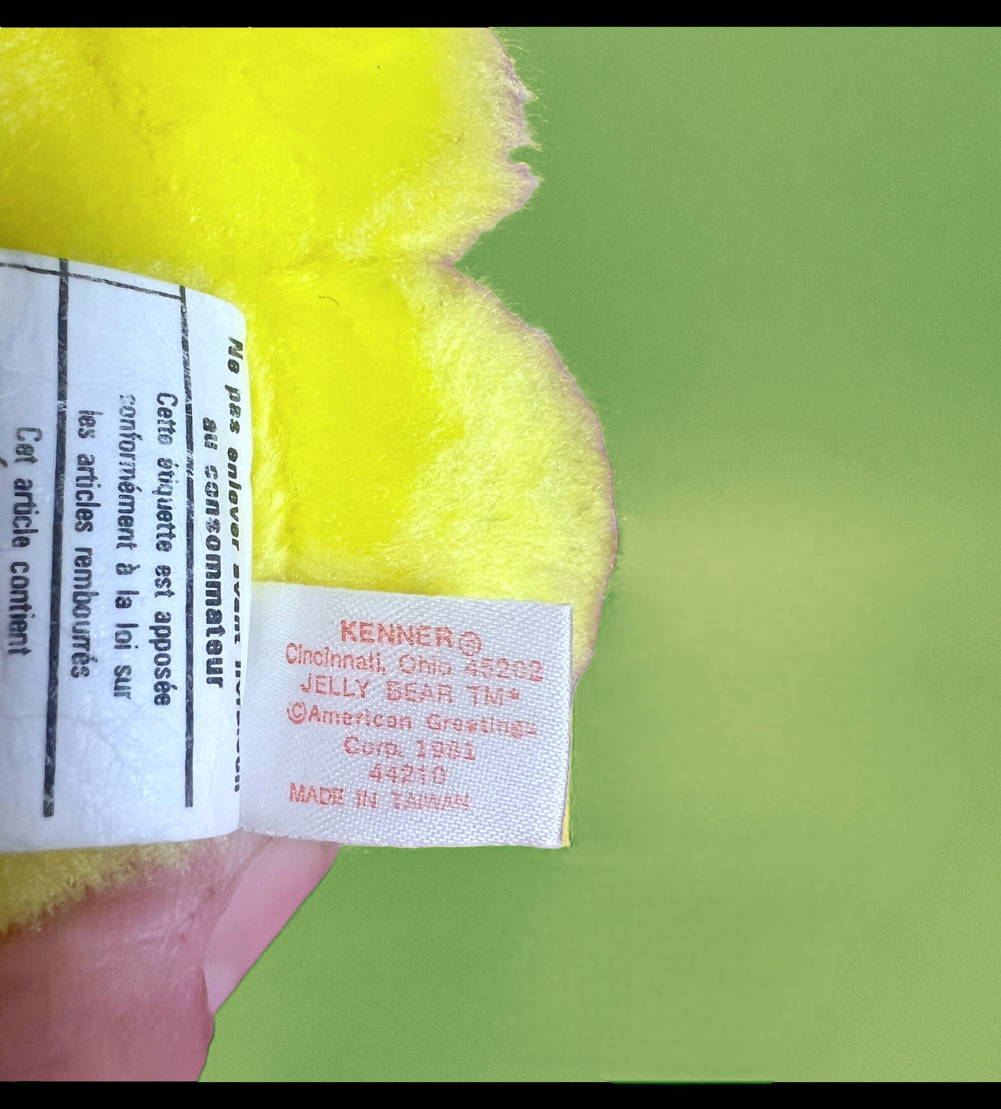 RARE French Canadian 1981 Plush Jelly Bear (Butter Cookie’s Pet) from The World of Strawberry Shortcake. Gift options available! - Dolly Magic