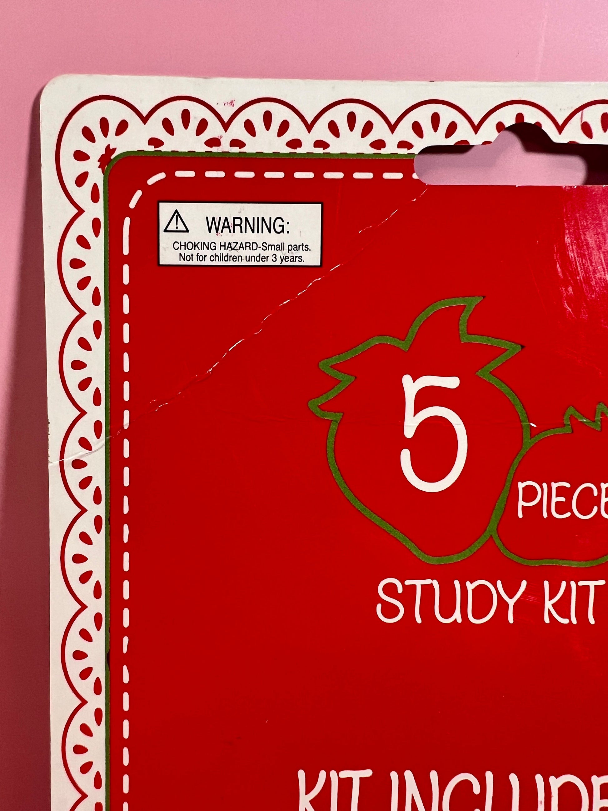 2006 TCFC Strawberry Shortcake Study Kit - SEALED in Package - Mini Notebook, Pencils, Eraser & Sharpener - Dolly Magic