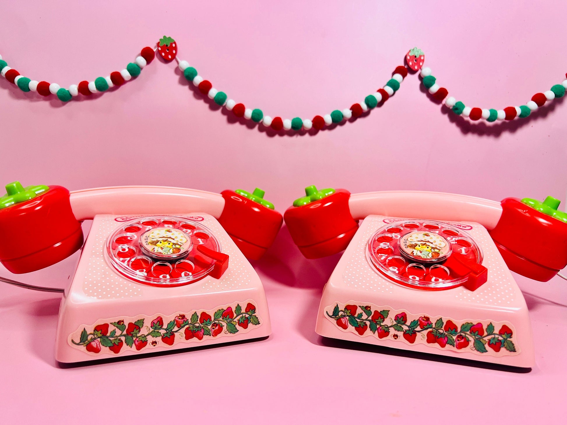 VERY RARE! Vintage 1984 Strawberry Shortcake Inter-Com Telephone Set New in Box! - Dolly Magic