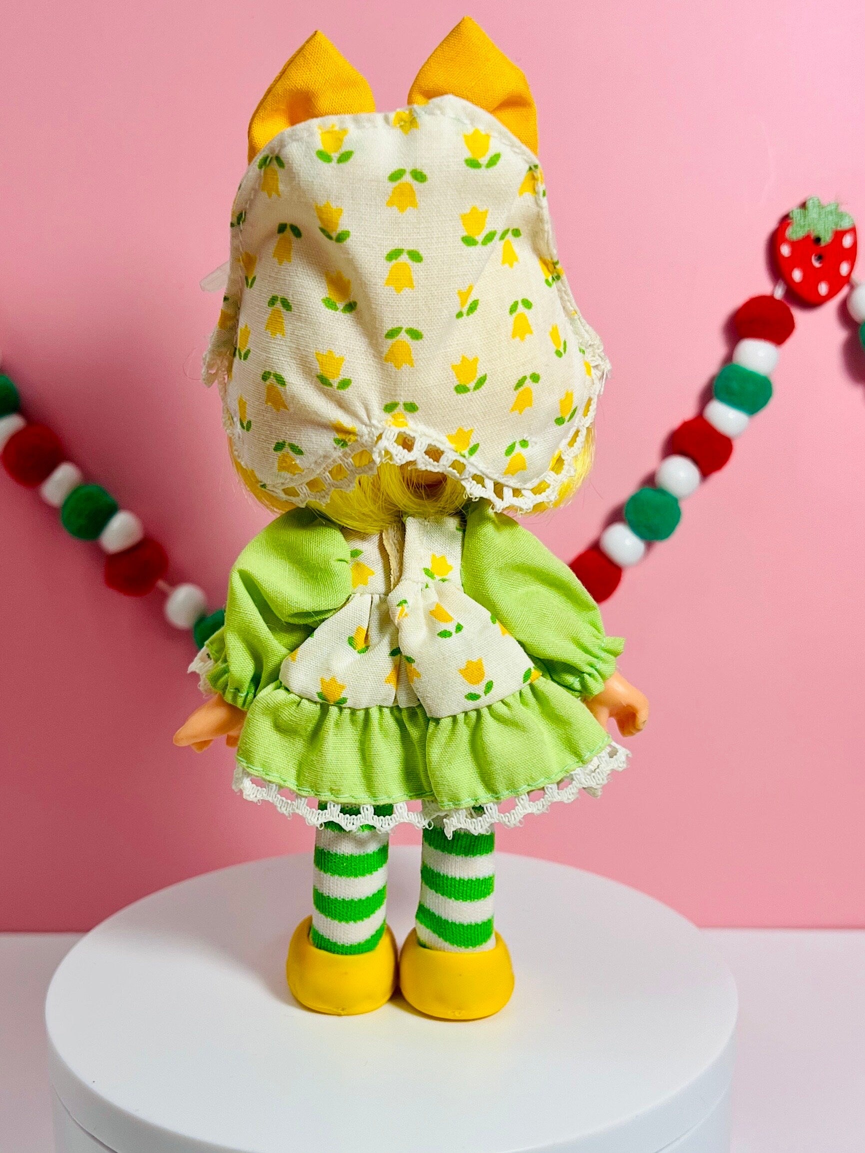 Mint Tulip PARTY PLEASER Vintage 1980s Strawberry Shortcake doll! Optional SCENT and Gift Wrap! - Dolly Magic