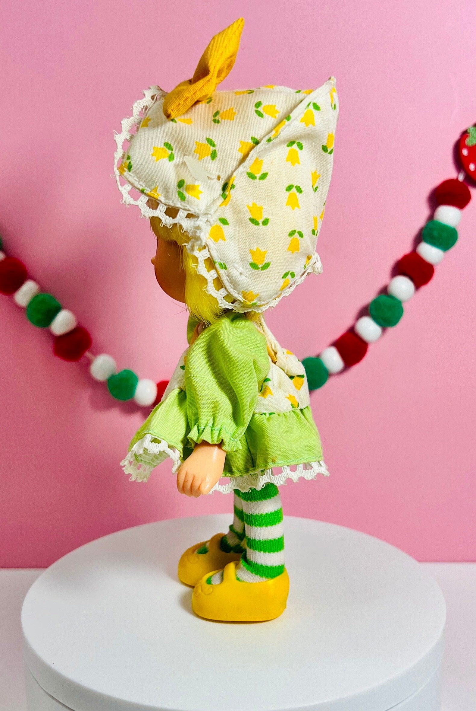 Mint Tulip PARTY PLEASER Vintage 1980s Strawberry Shortcake doll! Optional SCENT and Gift Wrap! - Dolly Magic