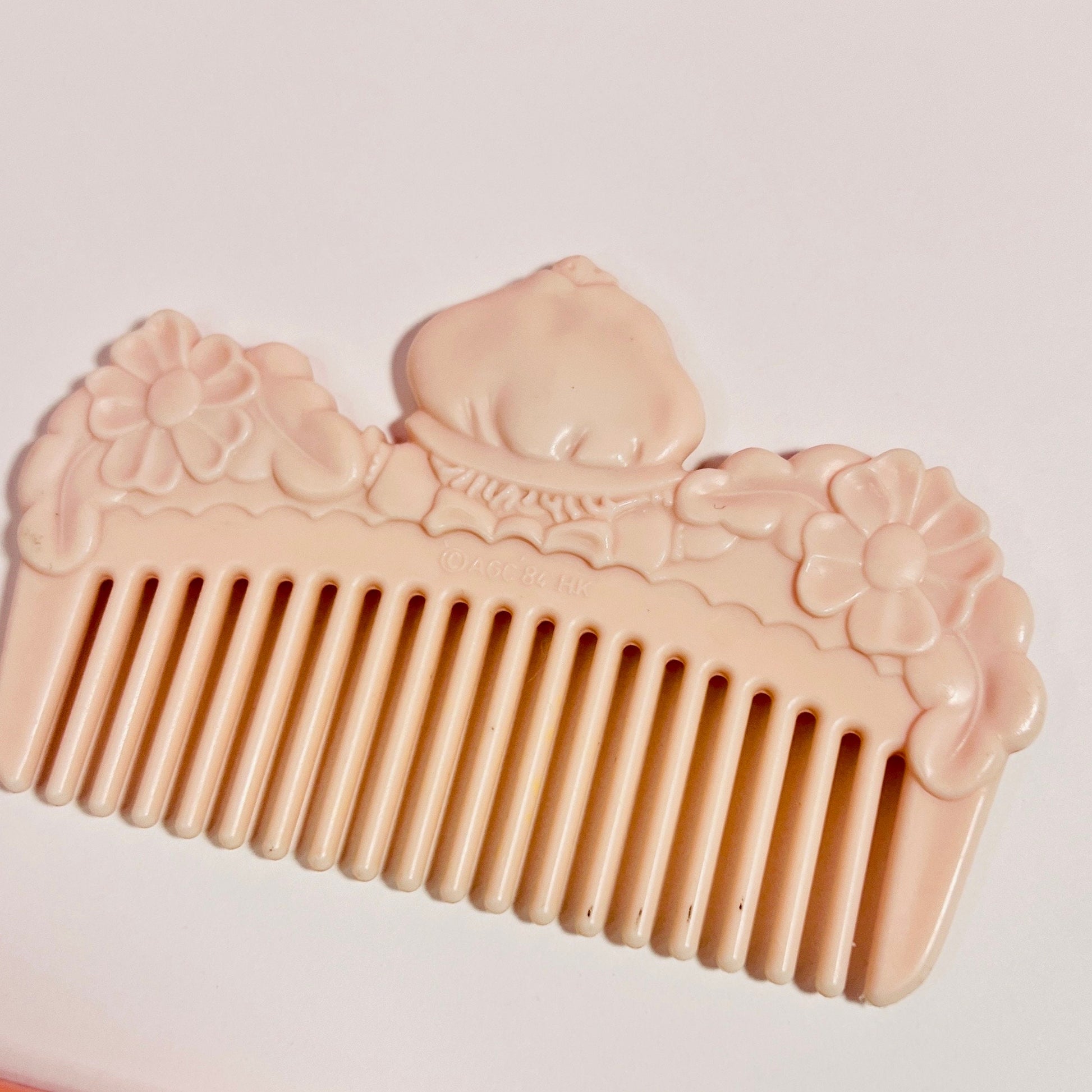 Vintage 1980s Strawberry Shortcake Mirror and Comb - Dolly Magic
