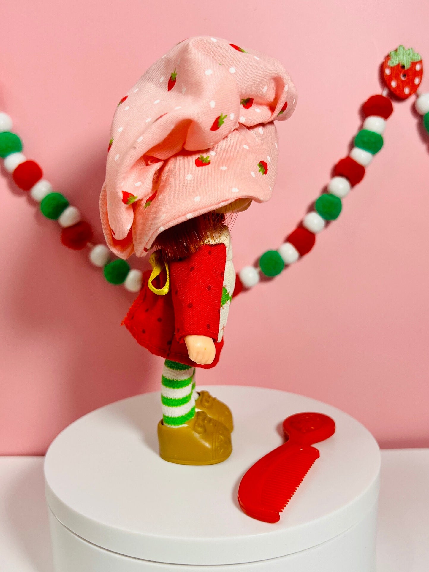1980s Vintage Strawberry Shortcake Herself Doll with Original Comb! Optional Scent and Gift Wrap! - Dolly Magic
