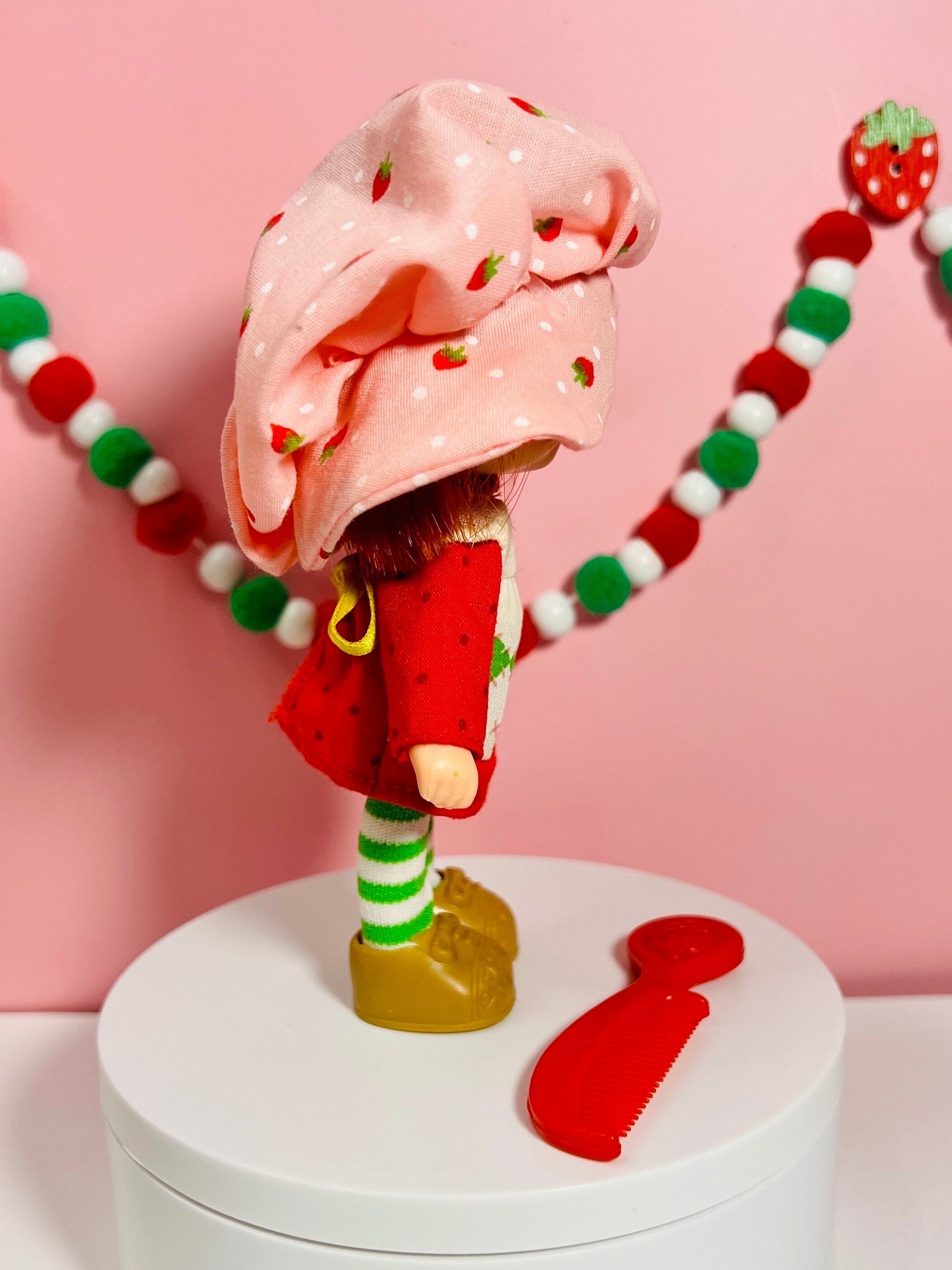 1980s Vintage Strawberry Shortcake Herself Doll with Original Comb! Optional Scent and Gift Wrap! - Dolly Magic