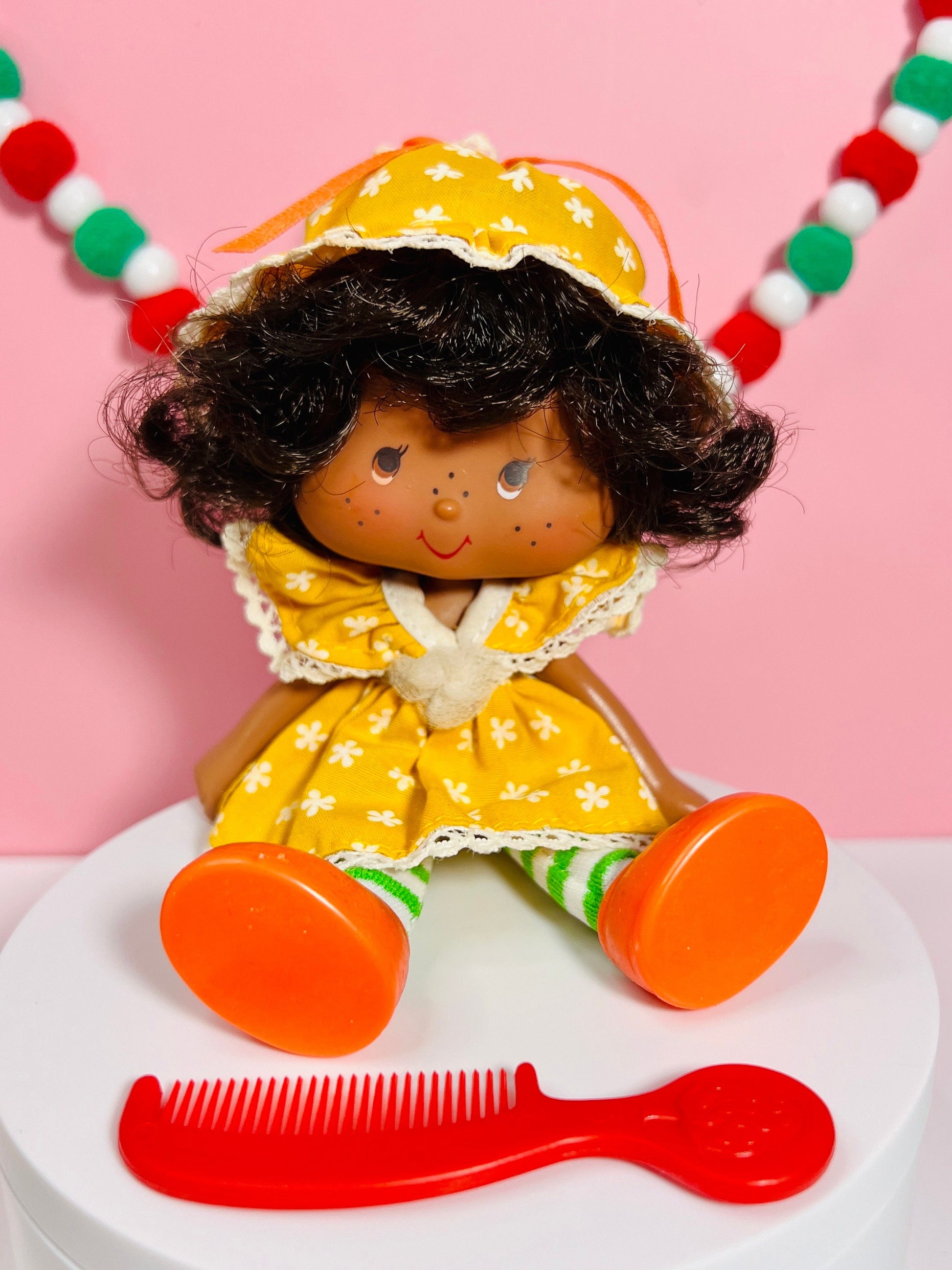 1980s Vintage Party Pleaser Orange Blossom Doll from Strawberry Shortcake! Optional Scent and Gift Wrap! - Dolly Magic