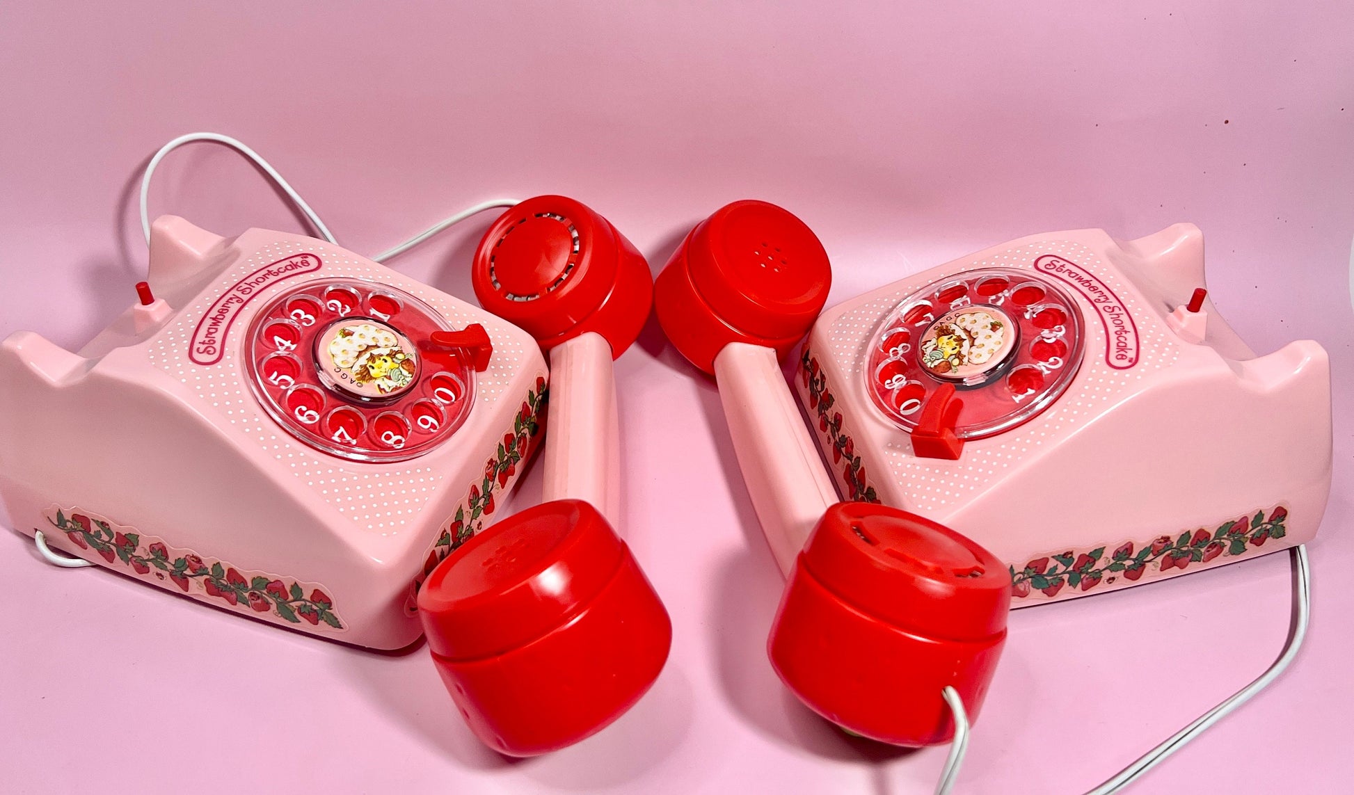 VERY RARE! Vintage 1984 Strawberry Shortcake Inter-Com Telephone Set New in Box! - Dolly Magic