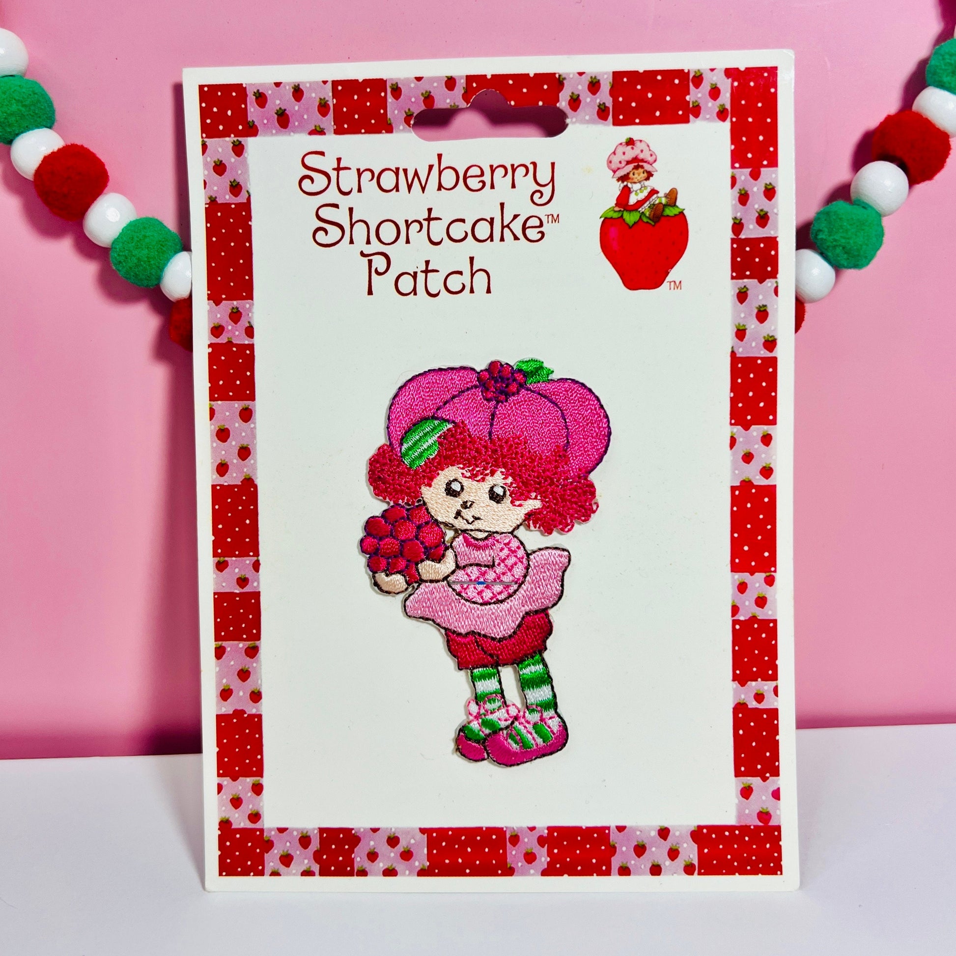 Raspberry Tart from Strawberry Shortcake Iron on Patch! Vintage 2002 TCFC Patch Retro 80s Style Fun Accessory - Dolly Magic