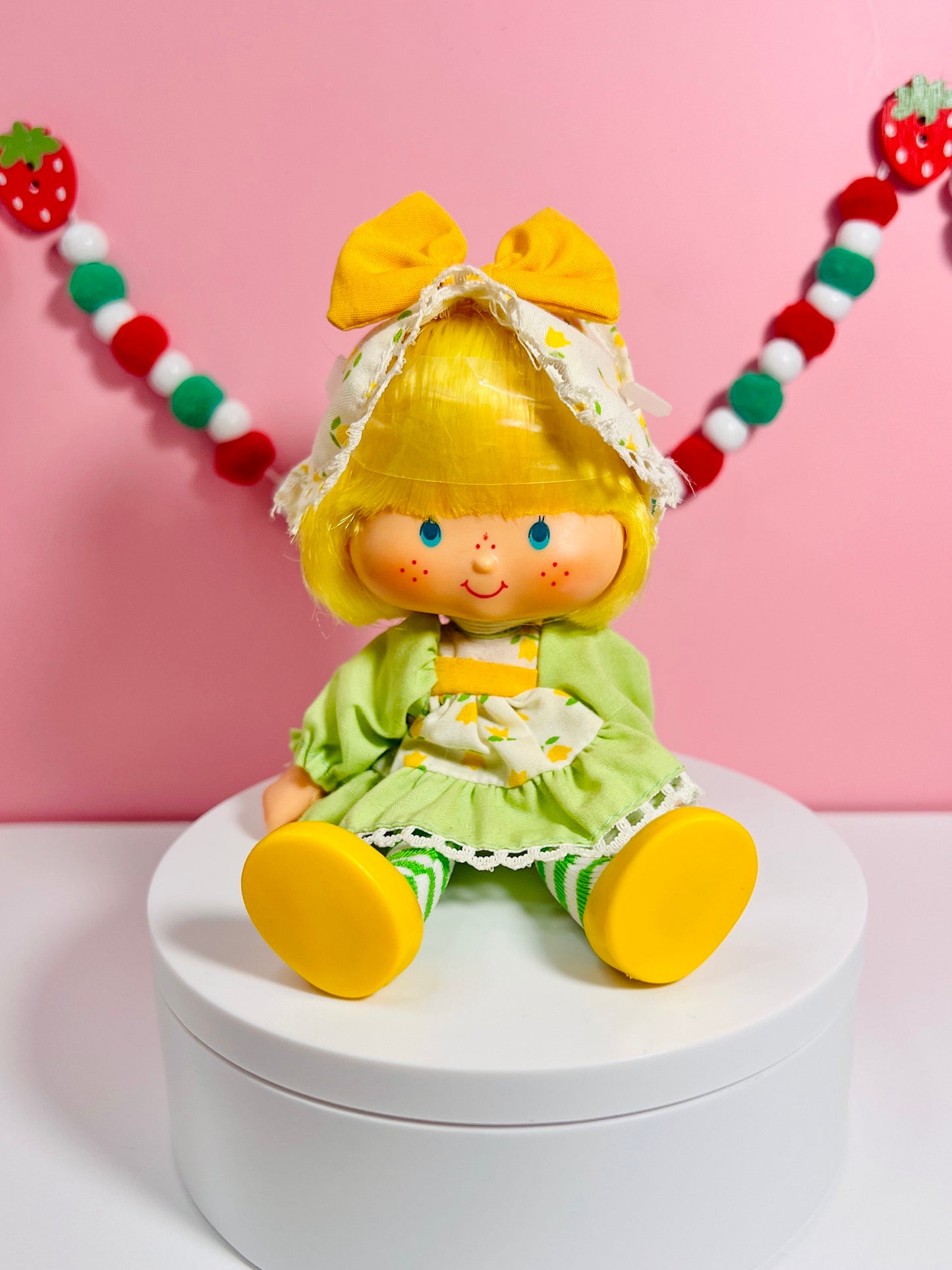 Mint Tulip PARTY PLEASER Vintage 1980s Strawberry Shortcake doll! Optional SCENT and Gift Wrap! - Dolly Magic