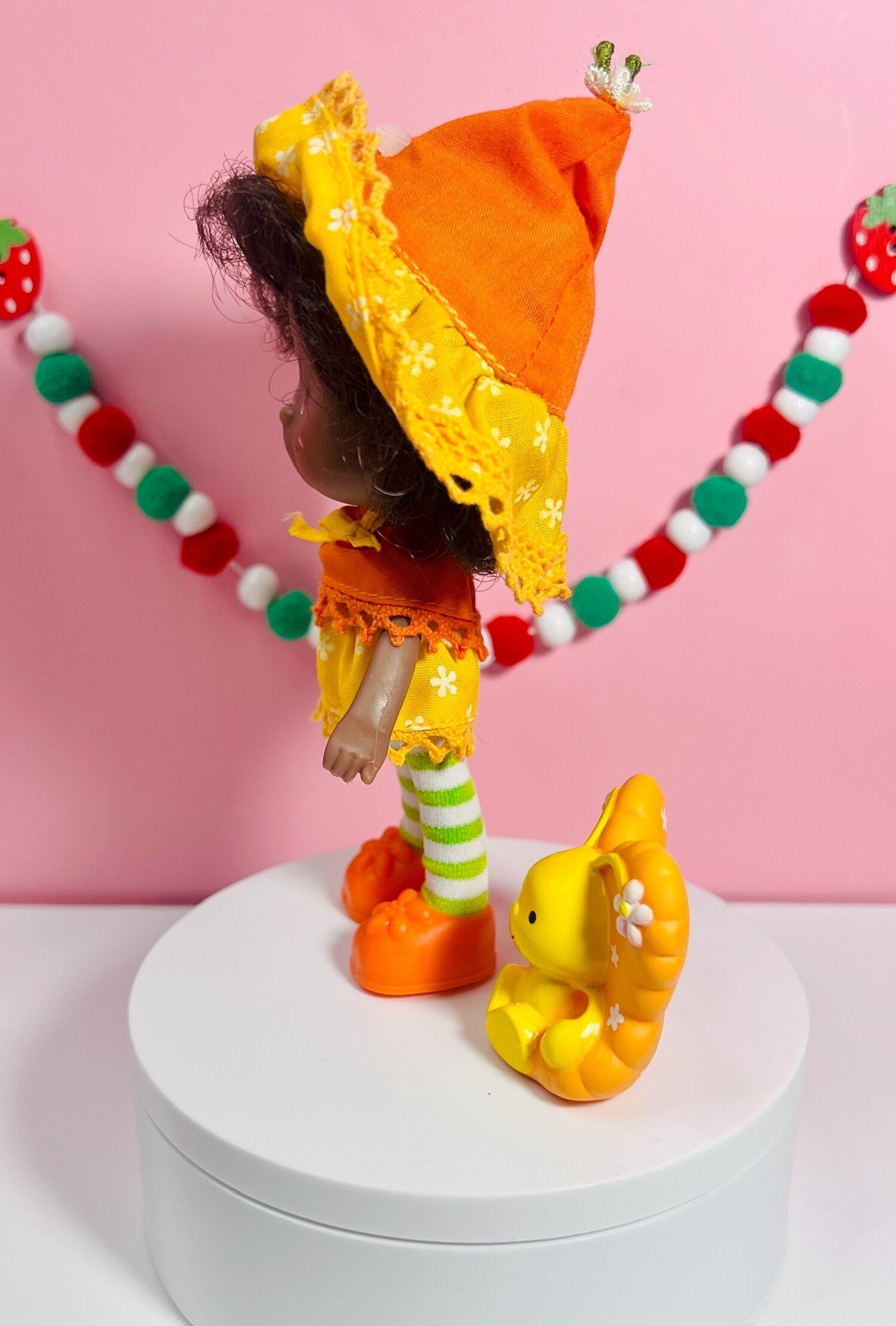 1980s Vintage Orange Blossom Doll with Pet Marmalade from Strawberry Shortcake! Optional Scent and Gift Wrap! - Dolly Magic
