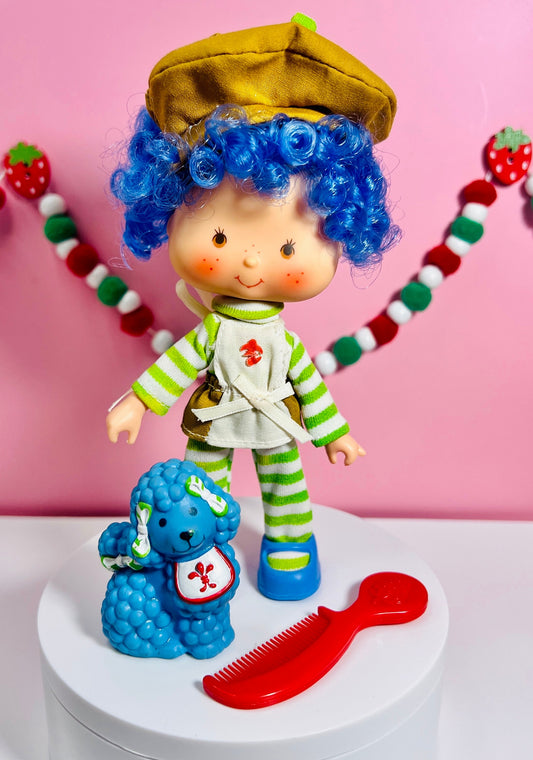Vintage Crepe Suzette Doll and pet Eclair Poodle from Strawberry Shortcake! SCENTED and Gift Wrap options available! - Dolly Magic