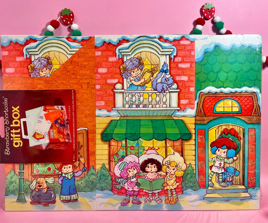 RARE Sealed NOS Vintage 1981 Strawberry Shortcake Christmas Gift Box - Dolly Magic