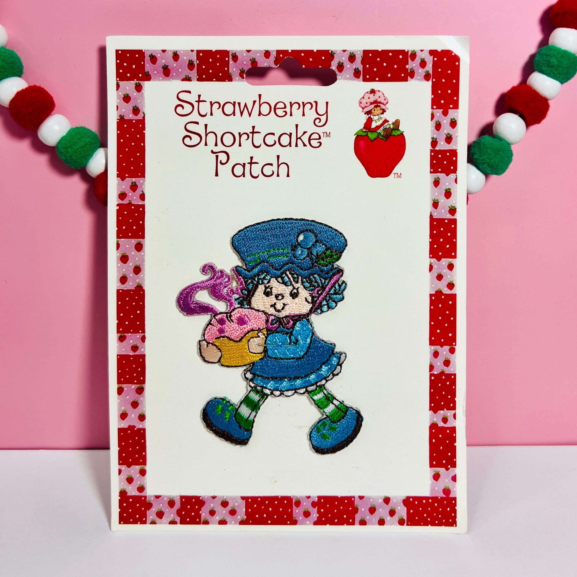 Blueberry Muffin from Strawberry Shortcake Iron on Patch! Vintage 2002 TCFC Patch Retro 80s Style Fun Accessory - Dolly Magic