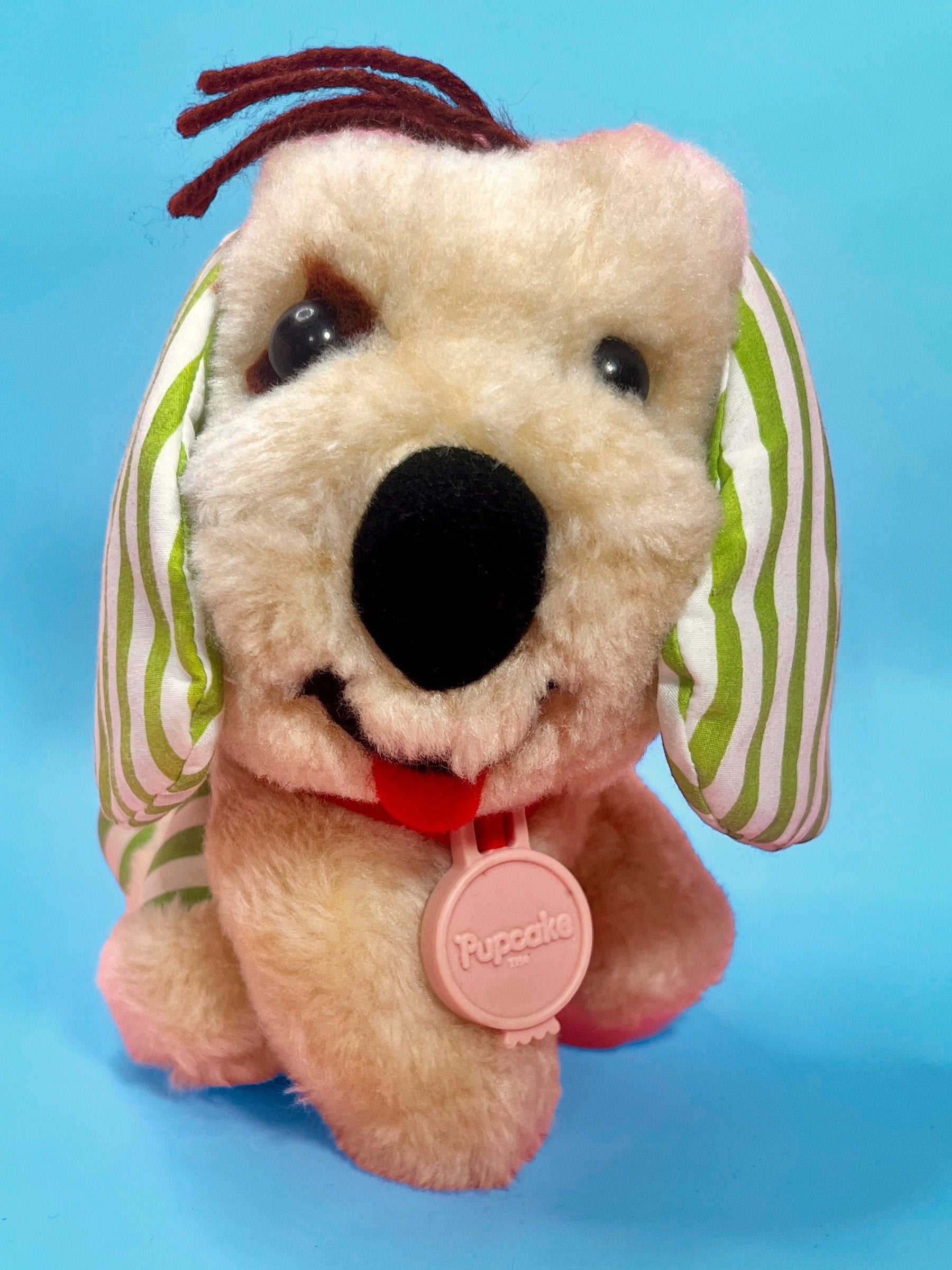 RARE 1980 Vintage Plush Pupcake the Dog with Original Tag from The World of Strawberry Shortcake Vintage 1980s. Gift options available! - Dolly Magic